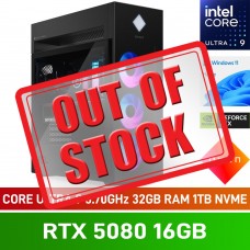 HP OMEN 45L GT22-3001ni D68CQEA Gaming PC — Intel Core Ultra 9 285K / 32GB DDR5-6000 / GeForce RTX 5080 16GB / 2TB Gen4 NVMe SSD / Windows 11 Home