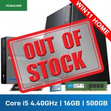PCBuilder HOME MASTER Home & Office Desktop PC — Intel Core i5-12400 / 16GB DDR4-3200 / 500GB NVMe SSD / Windows 11 Home