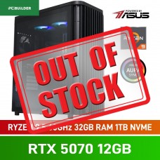 PCBuilder MICHELANGELO Creator PC — AMD Ryzen 9 9900X / 32GB DDR5-6000 / GeForce RTX 5070 12GB / 1TB Gen5 NVMe SSD / Windows 11 Home — Powered by ASUS PCBuilder MICHELANGELO Creator PC — AMD Ryzen 9 9900X / 32GB DDR5-6000 / GeForce RTX 5070 12GB / 1TB Gen5 NVMe SSD / Windows 11 Home — Powered by ASUS