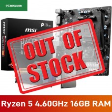 PCBuilder LEVEL UP PRIME Upgrade Kit — AMD Ryzen 5 5600X / MSI B450 Motherboard / 16GB DDR4-3600 PCBuilder LEVEL UP PRIME Upgrade Kit — AMD Ryzen 5 5600X / MSI B450 Motherboard / 16GB DDR4-3600