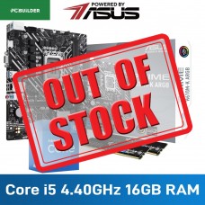 PCBuilder LEVEL UP CORE Upgrade Kit — Intel Core i5-12400F / ASUS H610 Motherboard / 16GB DDR5-5600 — Powered by ASUS