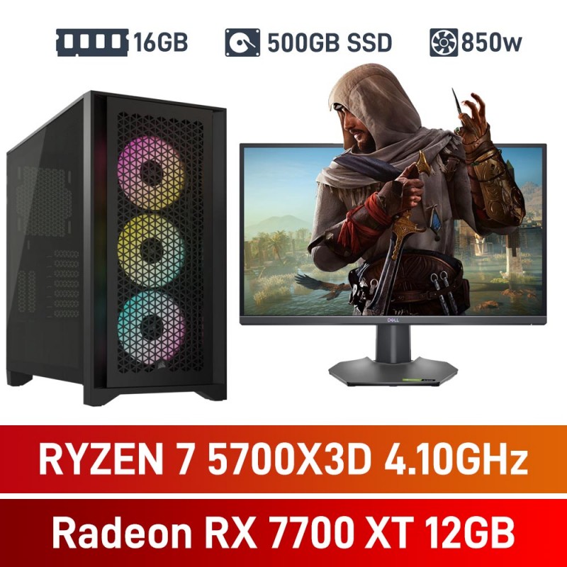 Rtx 3050 3400g Cyberpunk 2077 AMD Ryzen 5700X3D Radeon RX 7700 XT