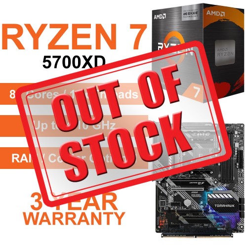 AMD Ryzen 7 5700X3D / MSI MAG B550 TOMAHAWK Motherboard Upgrade Kit
