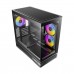 Antec C2M ARGB Tempered Glass Mini Tower Micro ATX Case — Black