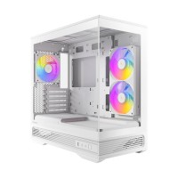 Antec C2M ARGB WHITE Tempered Glass Mini Tower Micro ATX Case — White