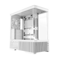 Antec CONSTELLATION C6 CURVE AIR Tempered Glass Mid Tower ATX Case — White
