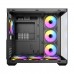 Antec CX MIRROR ARGB Tempered Glass Dual Chamber Mid Tower ATX Case — Black