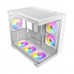 Antec CX800 RGB ELITE Tempered Glass Dual Chamber Mid Tower ATX Case — White
