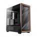 Antec FLUX WOOD Tempered Glass Mid Tower E-ATX Case — Black