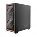 Antec FLUX WOOD Tempered Glass Mid Tower E-ATX Case — Black