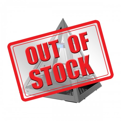 AZZA Pyramid RGB Tempered Glass Cube E-ATX Case — Grey