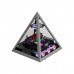 AZZA Pyramid RGB Tempered Glass Cube E-ATX Case — Grey