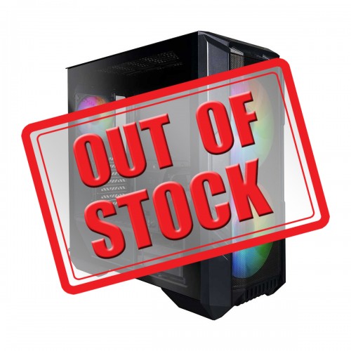 Cooler Master HAF 500 ARGB Tempered Glass Mid Tower E-ATX Case — Black Cooler Master HAF 500 ARGB Tempered Glass Mid Tower E-ATX Case — Black