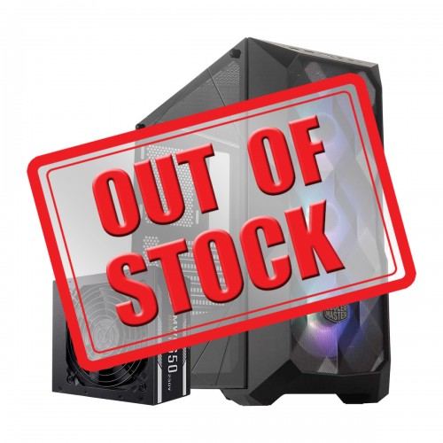 Cooler Master TD500 MESH ARGB Tempered Glass Mid Tower E-ATX Case with MWE Bronze V2 650w PSU — Black