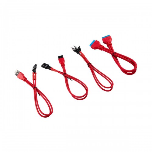 Corsair CC-8900246 Premium Sleeved Front Panel Extension Kit 30cm — Red