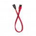 Corsair CC-8900246 Premium Sleeved Front Panel Extension Kit 30cm — Red
