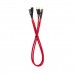 Corsair CC-8900246 Premium Sleeved Front Panel Extension Kit 30cm — Red