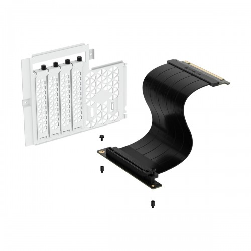Corsair 2500 Series Vertical GPU Mount Kit with PCI-Express 4.0 Riser Cable — White Corsair 2500 Series Vertical GPU Mount Kit with PCI-Express 4.0 Riser Cable — White