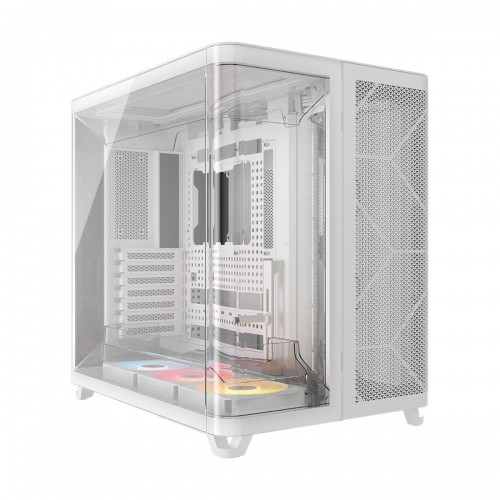 Corsair AIR 5400 RS-R ARGB Tempered Glass Mid Tower Triple Chamber E-ATX Case — White Corsair AIR 5400 RS-R ARGB Tempered Glass Mid Tower Triple Chamber E-ATX Case — White