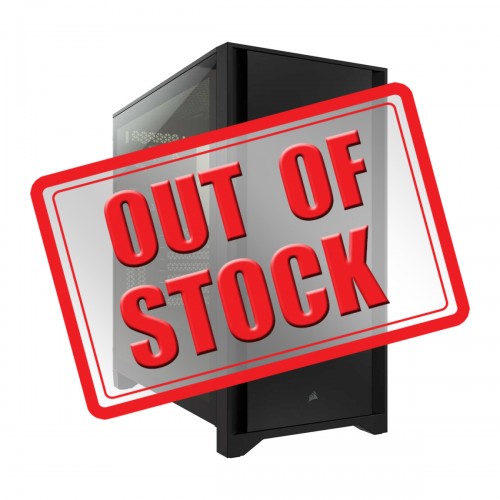 Corsair 4000D Tempered Glass Mid Tower E-ATX Case — Black Corsair 4000D Tempered Glass Mid Tower E-ATX Case — Black