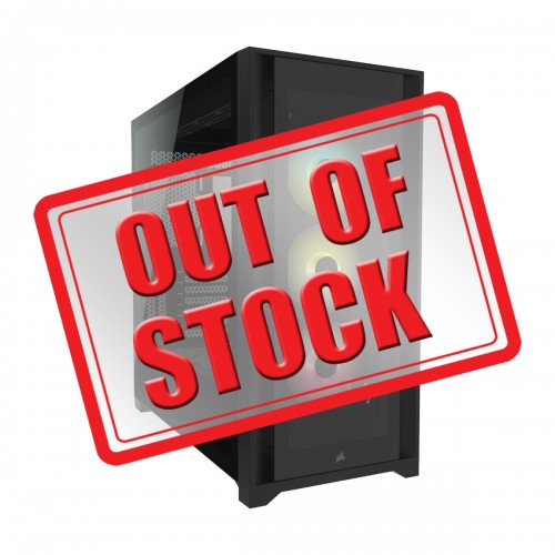 Corsair iCUE 5000X RGB Tempered Glass Mid Tower ATX Smart Case — Black