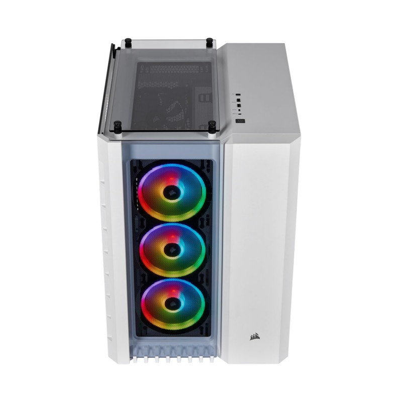 Corsair Crystal Series 680X RGB High Airflow Mid Tower ATX Case — White