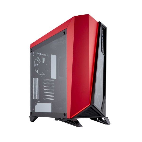 Corsair Carbide SPEC-OMEGA Mid Tower Gaming Case — Black/Red