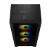 Corsair iCUE 4000X RGB Tempered Glass Mid Tower E-ATX Case — Black