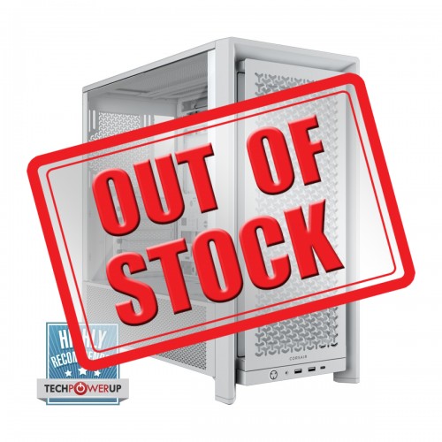 Corsair FRAME 4000D Modular Tempered Glass Mid Tower E-ATX Case — White
