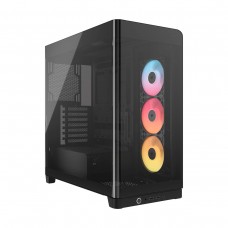 Corsair FRAME 4500X RS-R ARGB Panoramic Curved Tempered Glass Mid Tower E-ATX Case — Black Corsair FRAME 4500X RS-R ARGB Panoramic Curved Tempered Glass Mid Tower E-ATX Case — Black