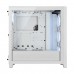 Corsair iCUE 4000D RGB Airflow QL Edition Tempered Glass Mid Tower ATX Case — True White