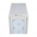 Corsair iCUE 4000D RGB Airflow QL Edition Tempered Glass Mid Tower ATX Case — True White