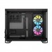Corsair iCUE LINK 2500X RGB Edition Tempered Glass Mid Tower Dual Chamber Micro ATX Case — Black