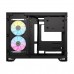 Corsair iCUE LINK 2500X RGB Edition Tempered Glass Mid Tower Dual Chamber Micro ATX Case — Black
