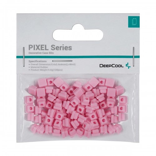 DeepCool PIXEL Series Silicone Case Bits, 100 Pieces — Pink