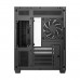 DEEPCOOL CG330 3F ARGB Tempered Glass Dual Chamber Mini Tower Micro ATX Case — Black