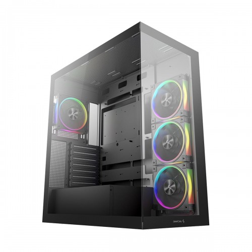 DEEPCOOL CG580 4F V2 ARGB Tempered Glass Mid Tower ATX Case — Black DEEPCOOL CG580 4F V2 ARGB Tempered Glass Mid Tower ATX Case — Black