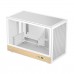 DEEPCOOL CH260 WOOD WH Tempered Glass Mini Tower Micro ATX Case — White DEEPCOOL CH260 WOOD WH Tempered Glass Mini Tower Micro ATX Case — White