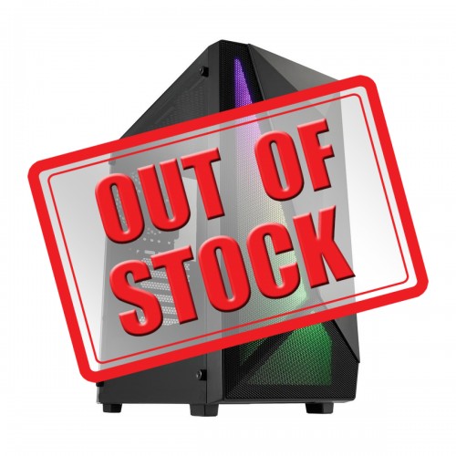 FSP CMT195A Tempered Glass ARGB Mid-Tower ATX Case — Black FSP CMT195A Tempered Glass ARGB Mid-Tower ATX Case — Black
