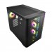 FSP M580 ARGB Tempered Glass Dual Chamber Mid Tower ATX Case — Black FSP M580 ARGB Tempered Glass Dual Chamber Mid Tower ATX Case — Black
