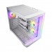 FSP M580 ARGB Tempered Glass Dual Chamber Mid Tower ATX Case — White