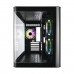 FSP S380 ARGB Curved Tempered Glass Dual Chamber Mini Tower Micro ATX Case with FSP VITA GM Series VITA-750GM 80 PLUS Gold Fully Modular PCIe 5.1 12VHPWR 12V-2x6 ATX 3.1 PSU, 750w — Black