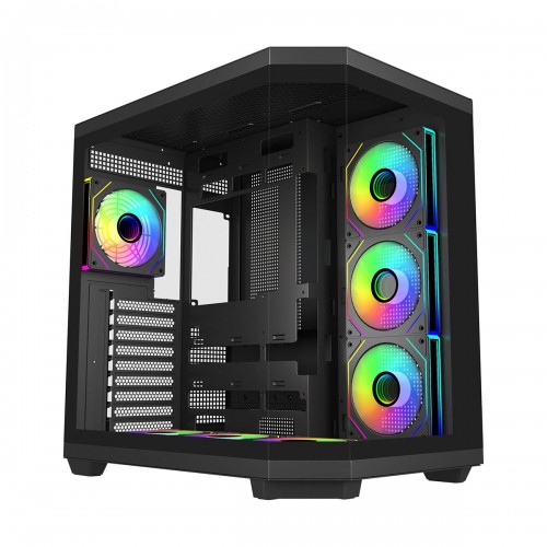 FSP U580 ARGB Tempered Glass Dual Chamber Full Tower ATX Case — Black FSP U580 ARGB Tempered Glass Dual Chamber Full Tower ATX Case — Black