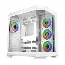 FSP U580 ARGB Tempered Glass Dual Chamber Full Tower ATX Case — White FSP U580 ARGB Tempered Glass Dual Chamber Full Tower ATX Case — White