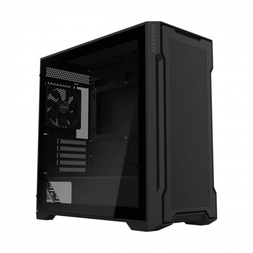 Gigabyte C102 GLASS Tempered Glass Mid Tower Micro ATX Case — Black