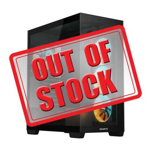 Gigabyte C500 PANORAMIC STEALTH Tempered Glass Mid Tower ATX Case — Black