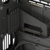 HAVN HS 420 VGPU Panoramic Tempered Glass Mid Tower E-ATX Case with Vertical GPU Mount — Black