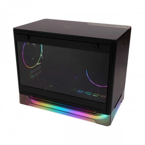 InWin A1 Prime Sirius Loop ARGB Mini ITX Case with Qi Charging and 750w 80 PLUS Gold PSU — Black InWin A1 Prime Sirius Loop ARGB Mini ITX Case with Qi Charging and 750w 80 PLUS Gold PSU — Black