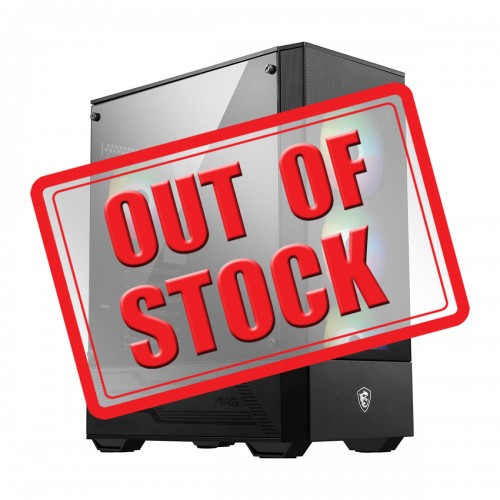 MSI MAG FORGE 112R Tempered Glass ARGB Mid Tower ATX Case — Black