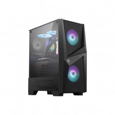 MSI MAG FORGE 100R Tempered Glass ARGB Mid Tower ATX Case — Black